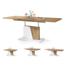 Multifunkcionalni Sto Grand Noir Zlatno-Beli