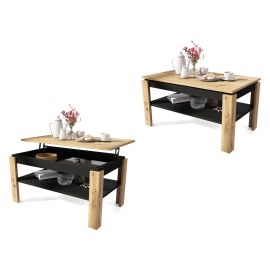 Multifunkcionalni Sto Asti Hrast Artisan Crni