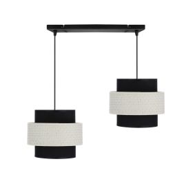 Benta 2 Visilica Crna Krem 2x40W E27