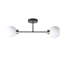 Amanda Luster Crno Zlatni 2x40 E27