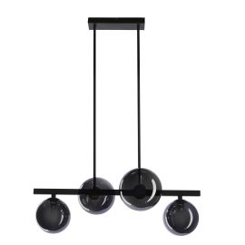 Kama Viseća Lampa Crno Zlatna 4x28W G9