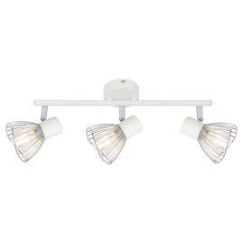 Fly Plafonska Lampa Bela Hrom 2 3x40W E14