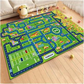 Dečiji Tepih 90 x 60 cm - Grad