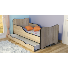 Dečiji Krevet 160X80Cm Happy Kitty + Fioka Sonoma