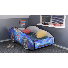 Dečiji Krevet 160X80Cm (Trkački Auto) Dog Adventure Blue
