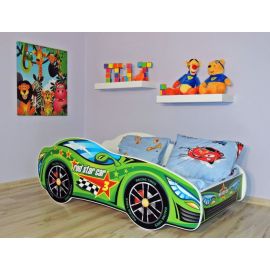 Dečiji Krevet 160X80Cm (Trkački Auto) Green