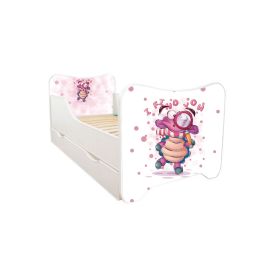 ABC Beds Dečiji Krevet sa Fiokom 160X80 cm Kornjača Istražuje