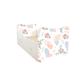ABC Beds Dečiji Krevet sa Fiokom 160X80 cm Cvetna Harmonija