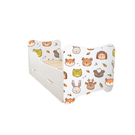 ABC Beds Dečiji Krevet sa Fiokom 160X80 cm Životinjice