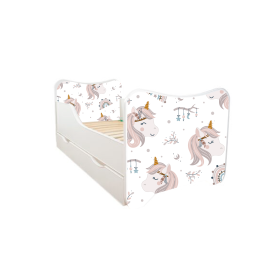 ABC Beds Dečiji Krevet sa Fiokom 160X80 cm Mini Jednorog 1