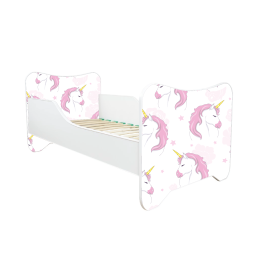 ABC Beds Dečiji Krevet 160X80 cm Mini Roze Jednorog