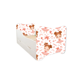 ABC Beds Dečiji Krevet sa Fiokom 160X80 cm Balerina