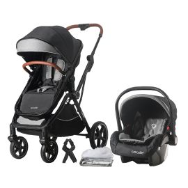 Coccolle Amani Kolica za Bebe 3u1 - Crna