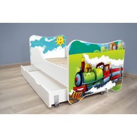 Dečiji Krevet 160X80Cm Happy Kitty + Fioka Choo Choo