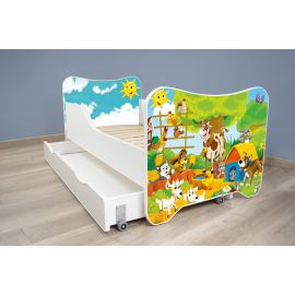 Dečiji Krevet 160X80Cm Happy Kitty + Fioka Farm