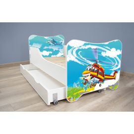 Dečiji Krevet 160X80Cm Happy Kitty + Fioka Helicopter