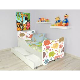 Dečiji Krevet 140X70Cm Happy Kitty + Fioka Small Elephant