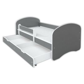 Krevet Sa Fiokom I Dušekom180X80 Happy III Sivi