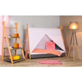 Krevet Sa Nadstresnicom I Dušekom160X80 Tipi Sivi